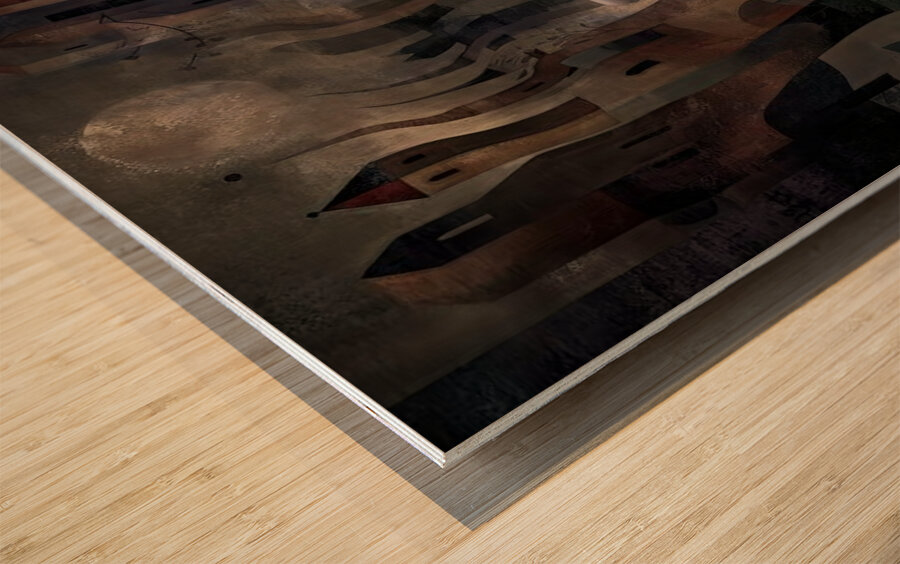 Surreal Journey Wood print