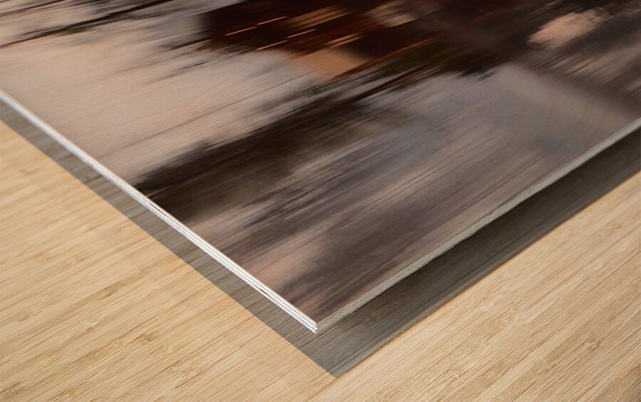 The Cabin s Last Breath Wood print