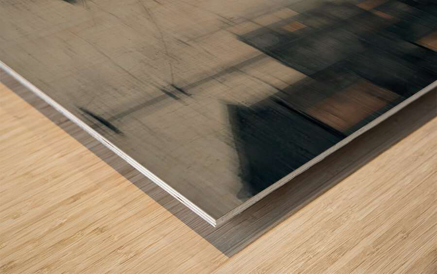 Empty Streets Wood print