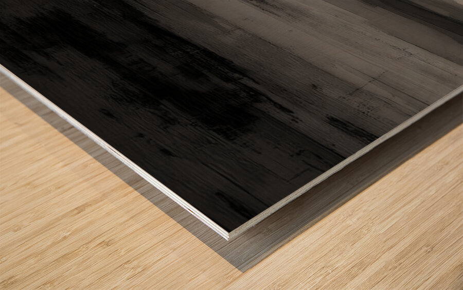 Silhouettes on the Edge Wood print