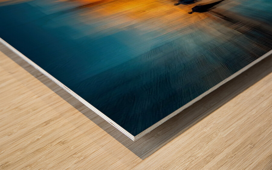 Where Light Walks Wood print