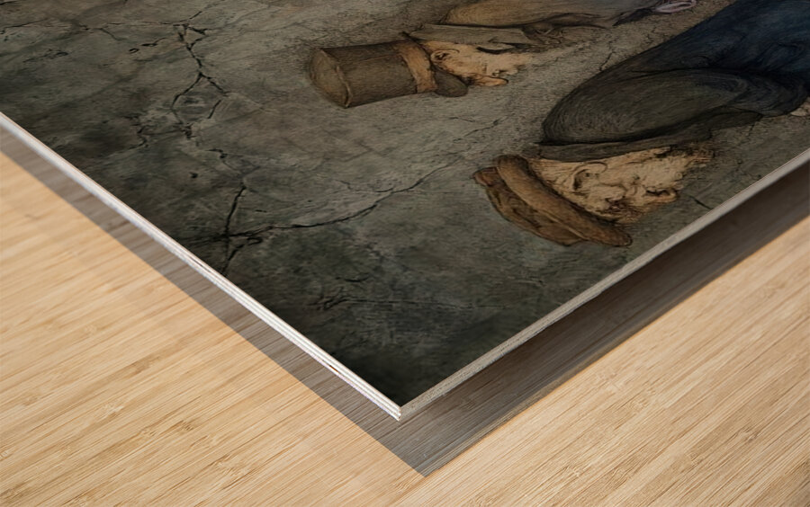 The Breadline Wood print