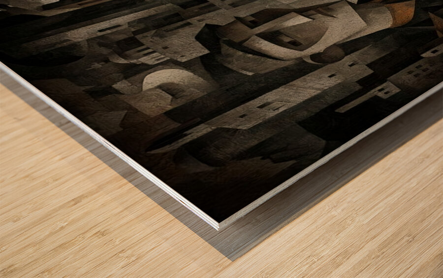 Stone and Breath Wood print