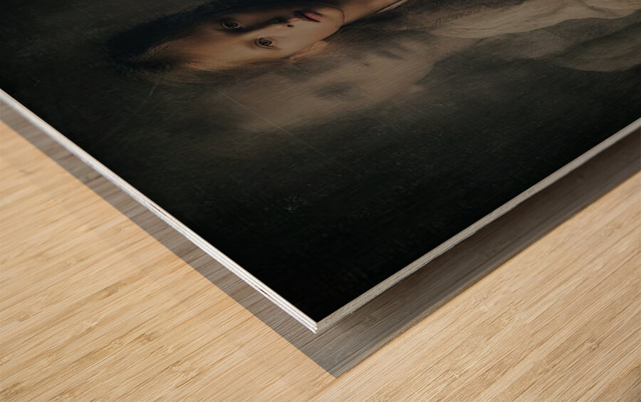 The Ghost That Remains Wood print