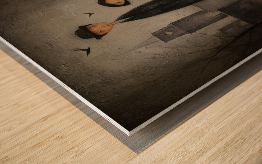 Where the Crows Remember Wood print