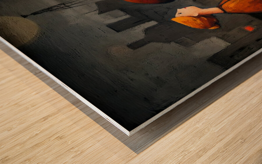 Waiting for Nothing Wood print