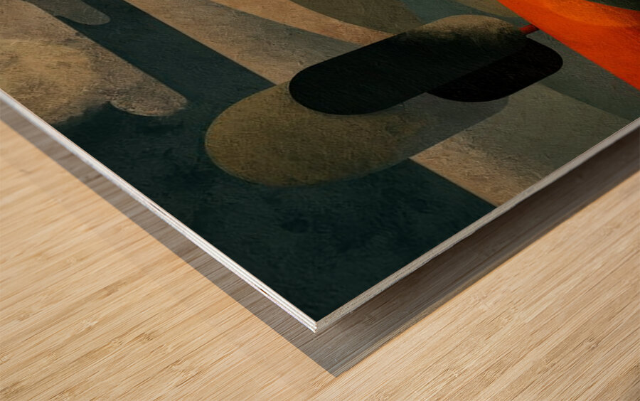 Where the Hills Remember Wood print