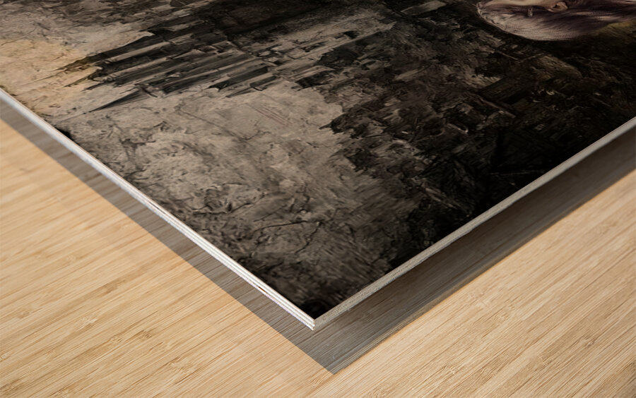 Old Hands Wood print