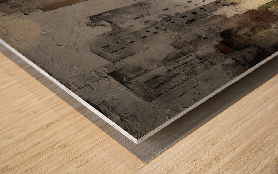 The Weight of Quiet Errors Wood print