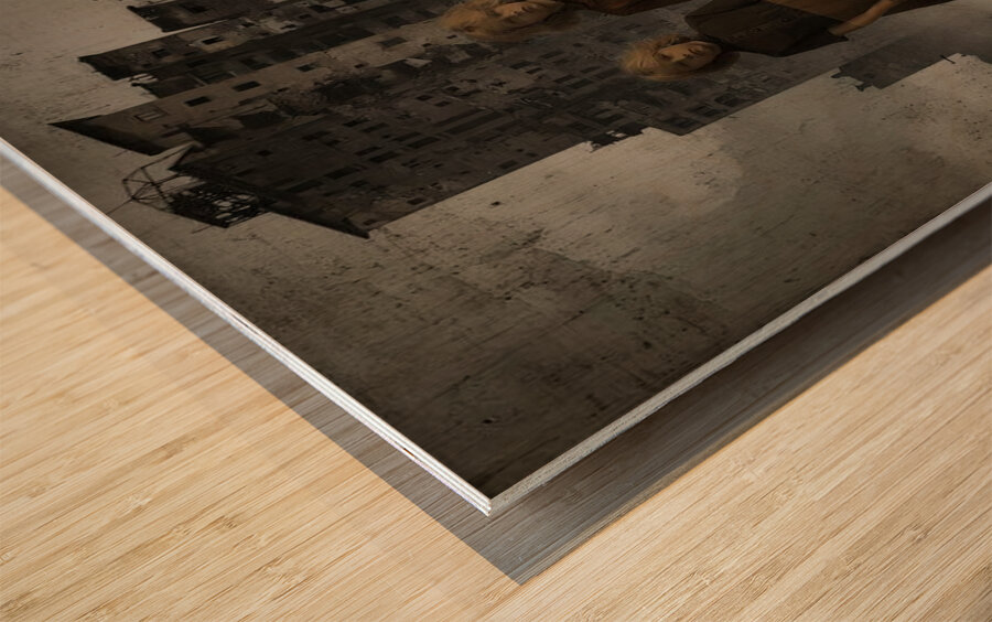 What Rises From Here Wood print