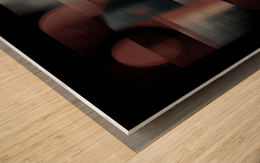 The Geometry of Quiet Wood print