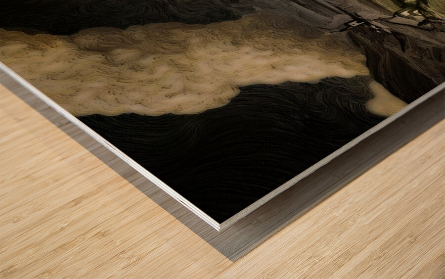 Quiet Exodus Wood print