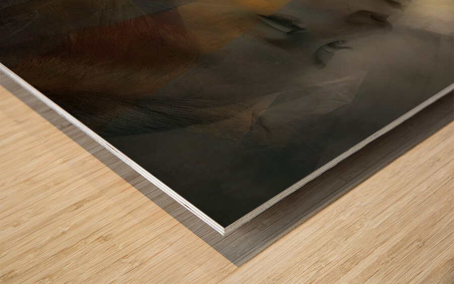 Quiet Fracture Wood print