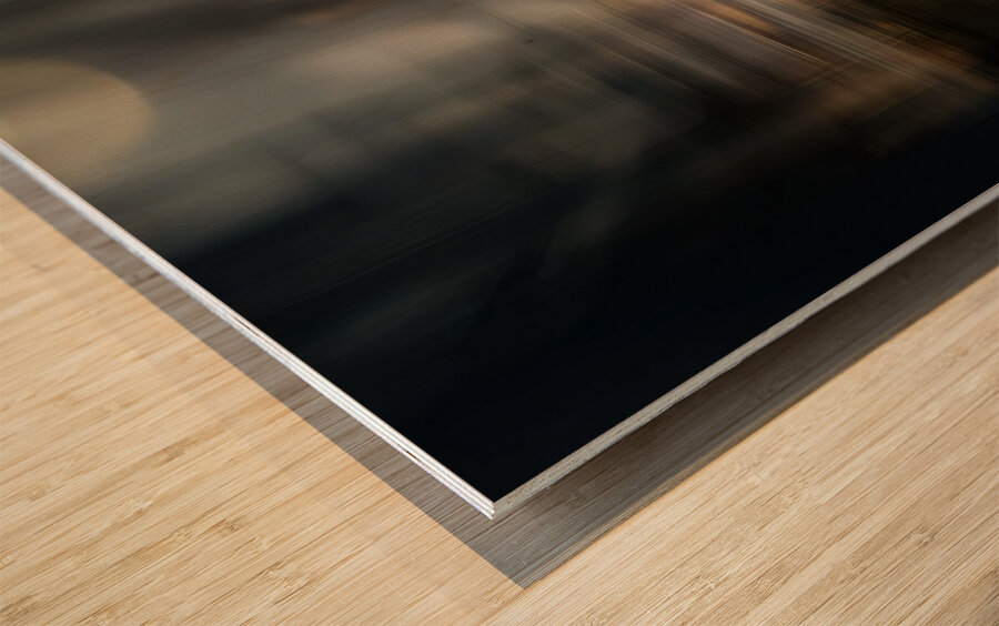 Where Time Blurs Wood print