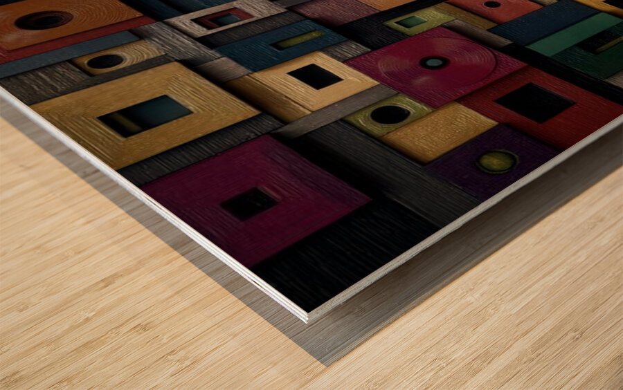 The Map of Tomorrow Wood print