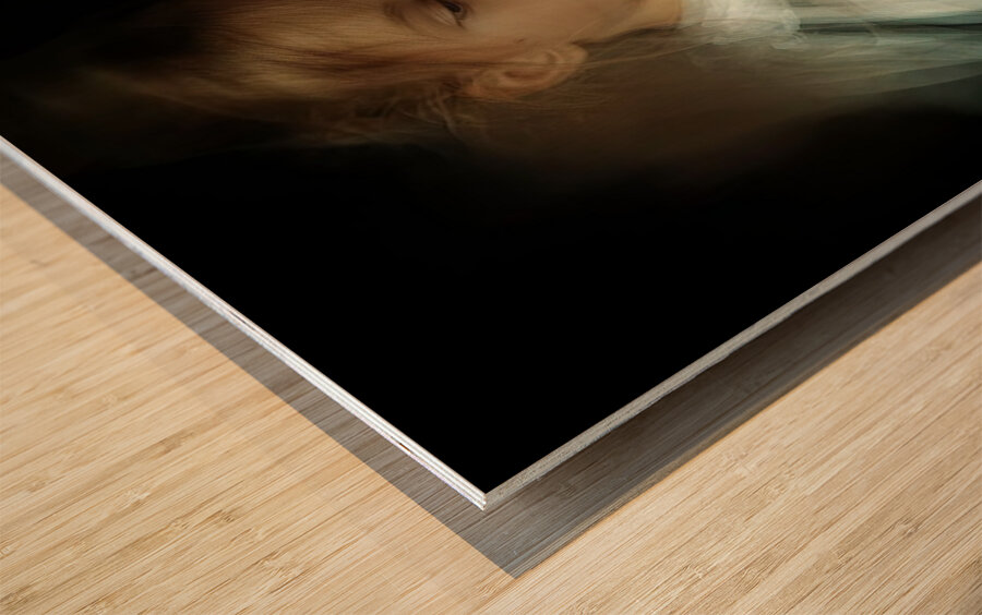 Portrait of a Passing Moment Wood print