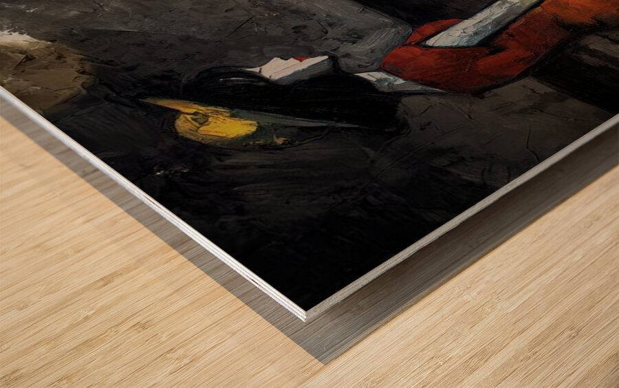 Stillness in Scarlet Wood print