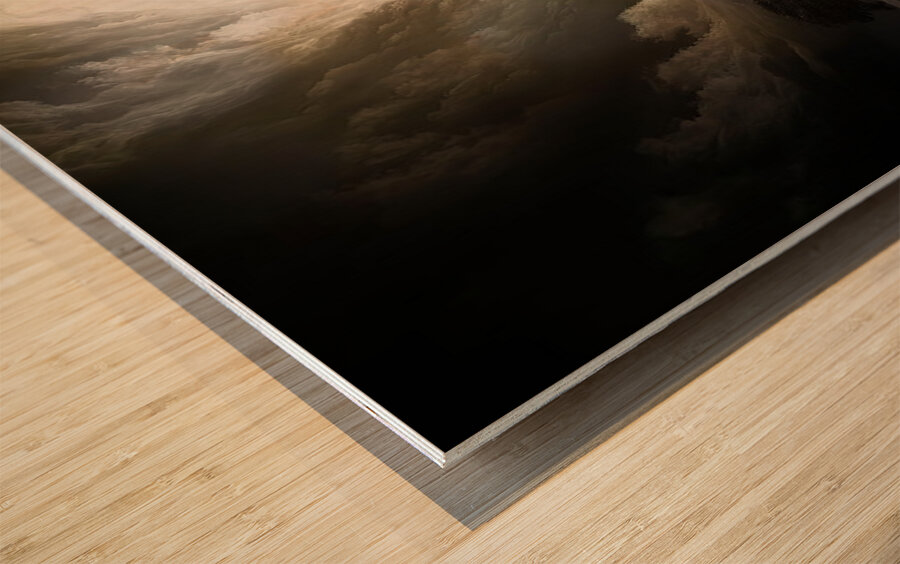 A Small Witness Wood print