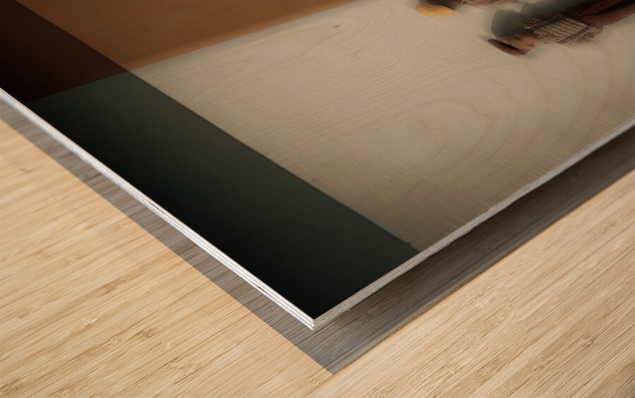 The Almost Moment Wood print