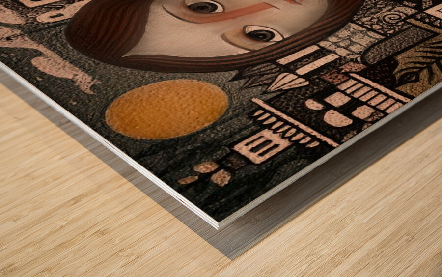 The City Within Her Impression sur bois