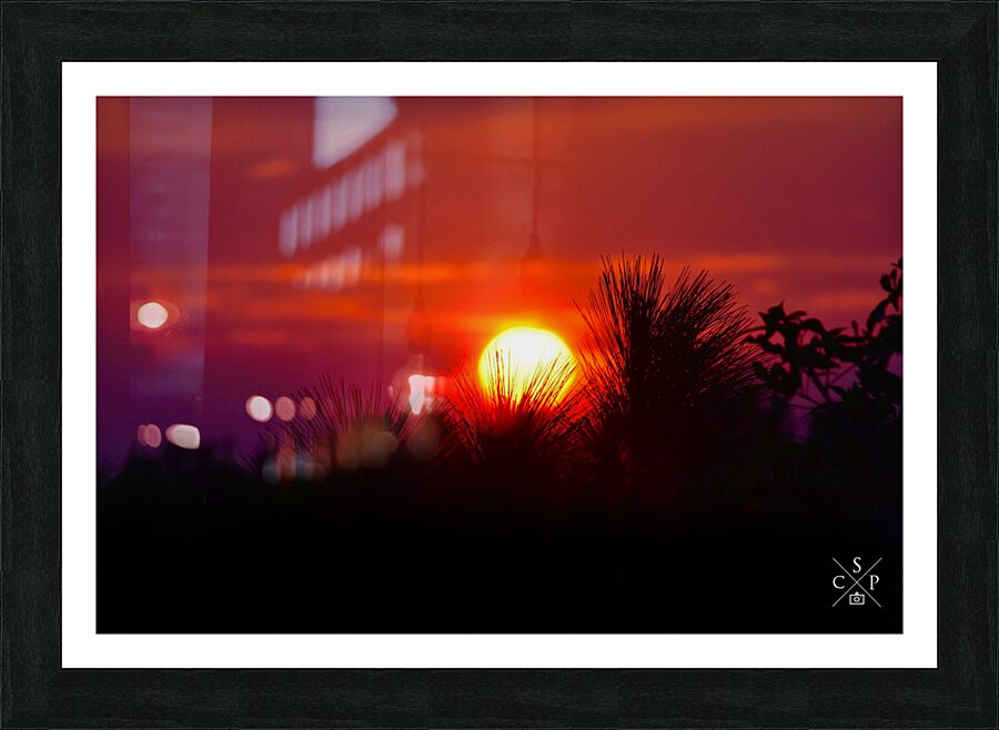 Crepuscule Impression et Cadre photo