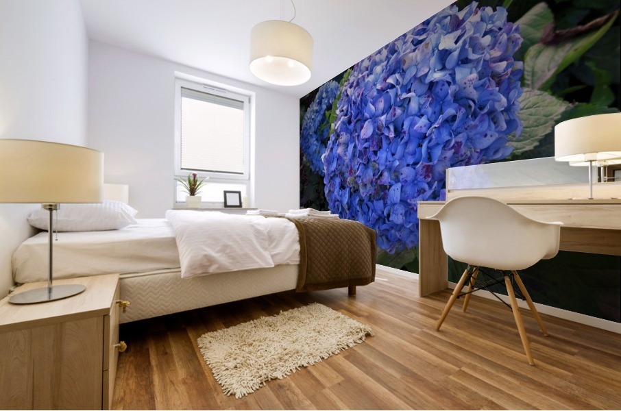 Fleurs Flowers Mural print
