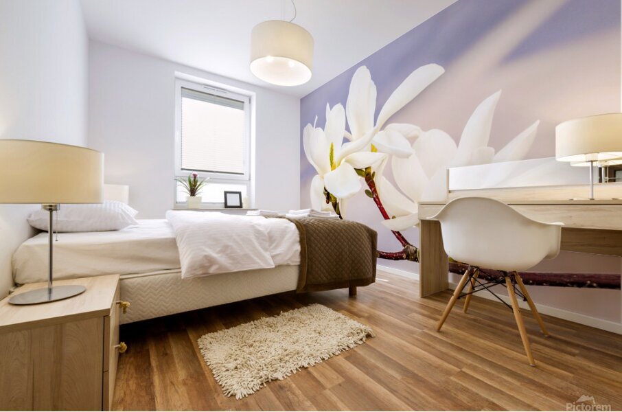 Magnolias Mural print