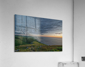 Blueberry Mountain Vista Impression acrylique