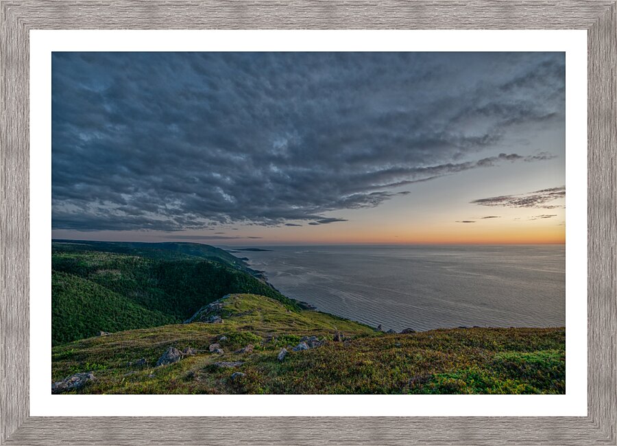 Blueberry Mountain Vista Impression et Cadre photo