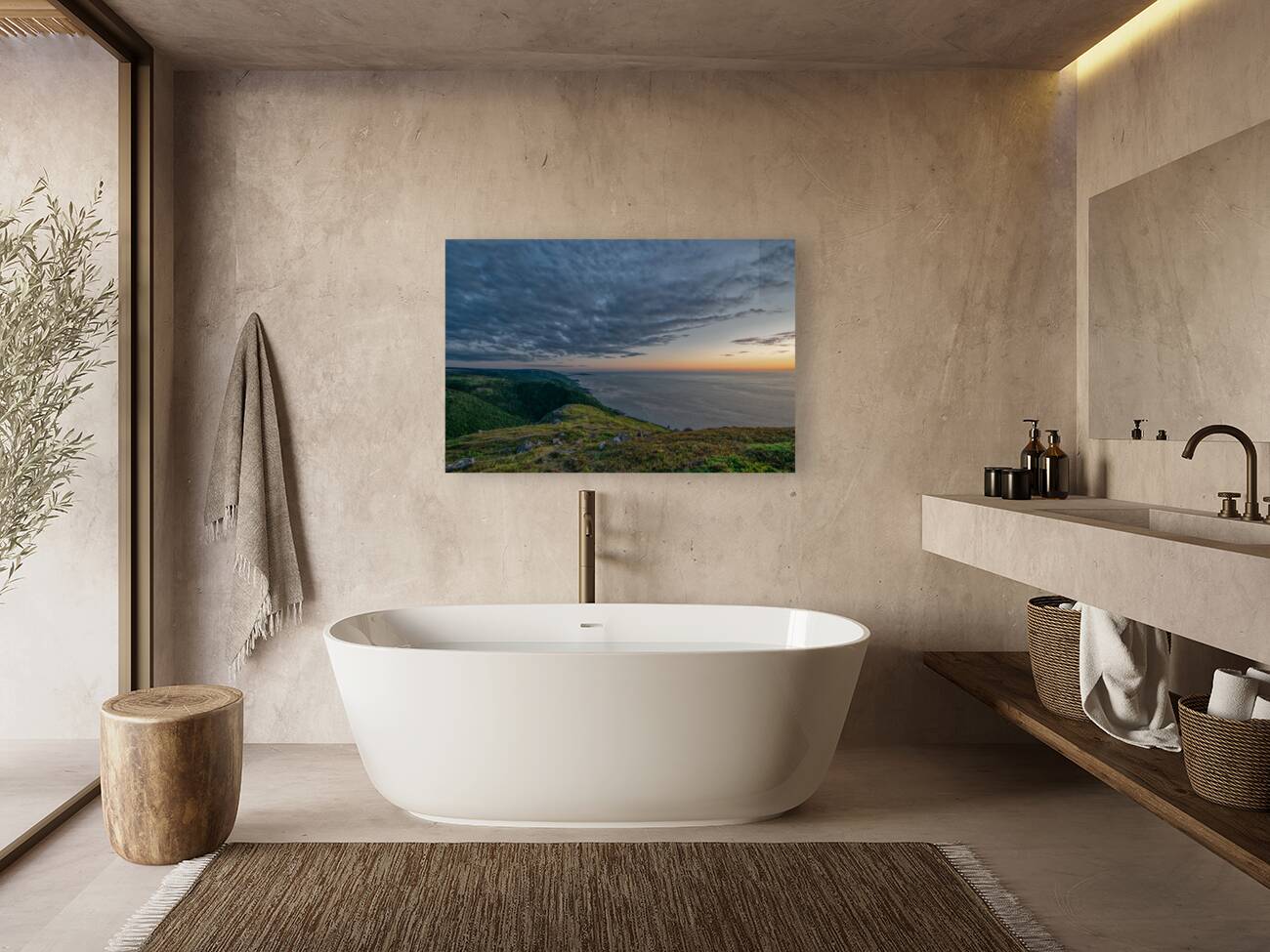 Blueberry Mountain Vista Reproduction