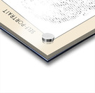 Self portrait – Leonardo da Vinci Ascii art Acrylic print