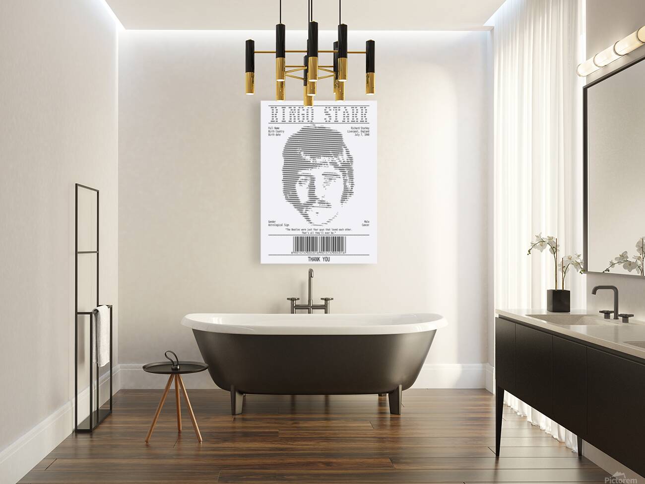 Receipt Art  - Ringo Starr Quotes Reproduction