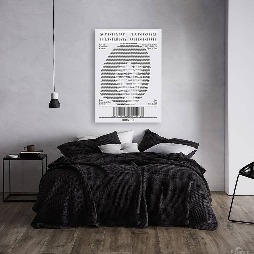 Receipt Art - Michael Jackson Reproduction