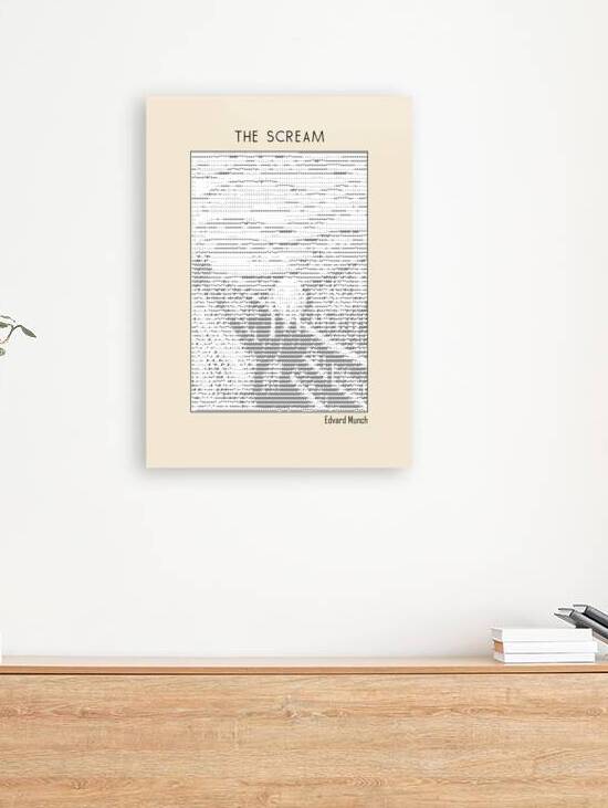 The Scream – Edvard Munch [ascii art] by Doa Project