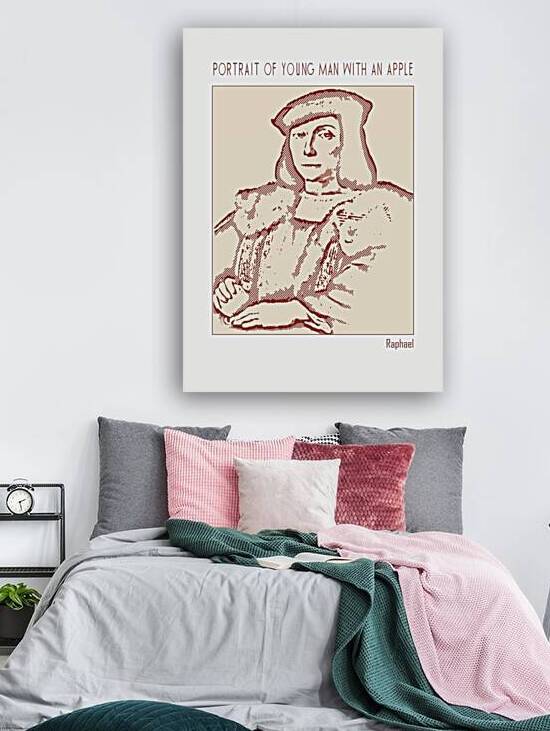 Portrait of Young Man with an Apple – Raphael  by Doa Project