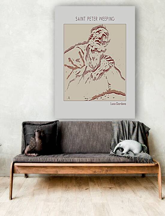 Saint Peter weeping – Luca Giordano by Doa Project
