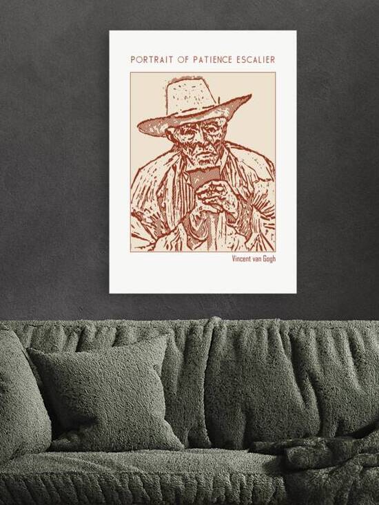 Portrait of Patience Escalier   Vincent van Gogh. by Doa Project