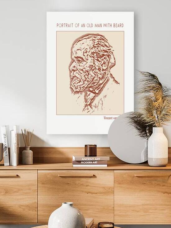 Portrait of an Old Man with Beard – Vincent van Gogh by Doa Project