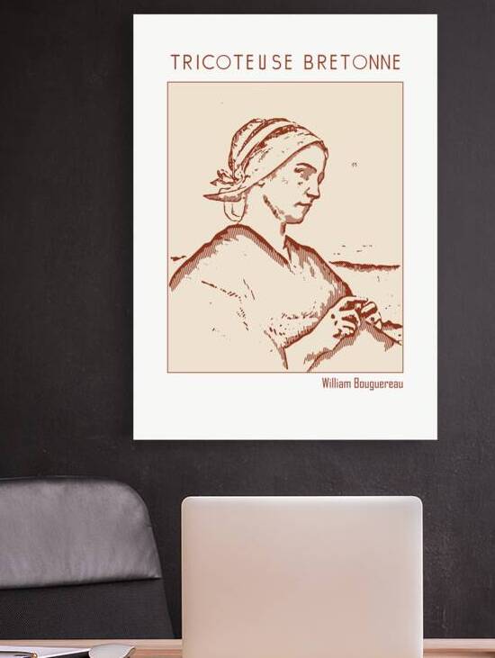Tricoteuse Bretonne – William Bouguereau by Doa Project