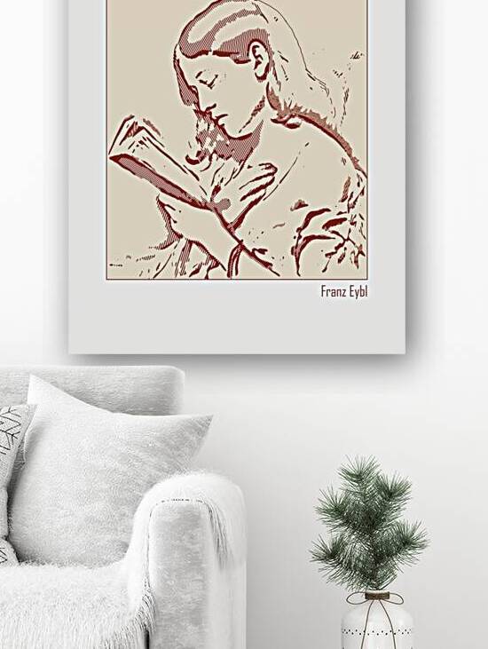 Girl Reading – Franz Eybl by Doa Project