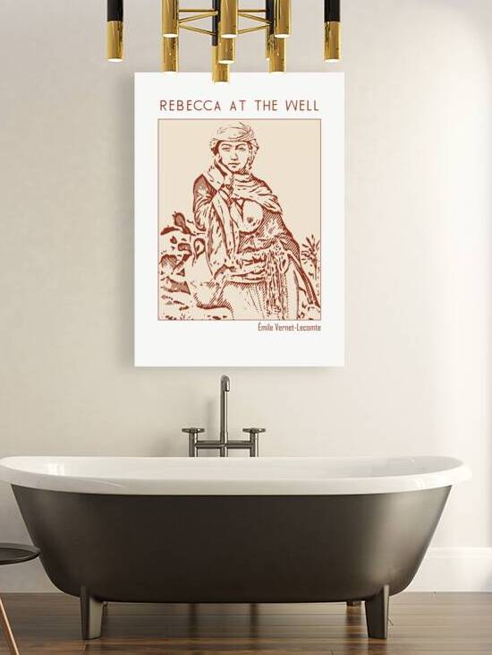 Rebecca At The Well – Emile Vernet Lecomte by Doa Project
