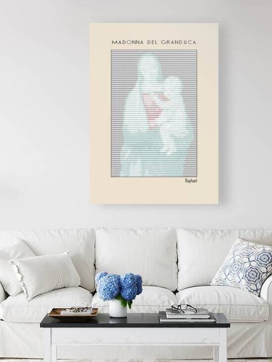Madonna del Granduca – Raphael 1505 – ascii a by Doa Project