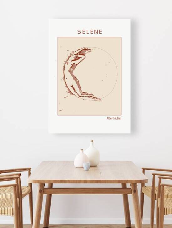 Selene by Albert Aublet 1880 by Doa Project