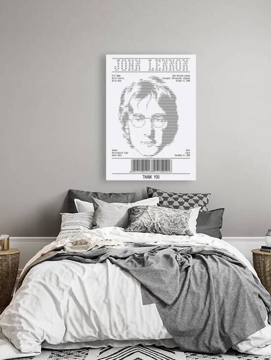 Receipt Art – John Lennon by Doa Project
