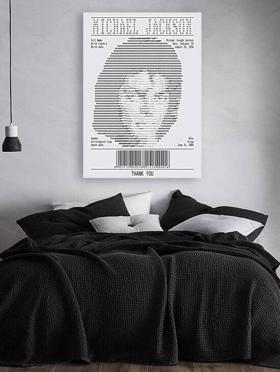 Receipt Art - Michael Jackson by Doa Project