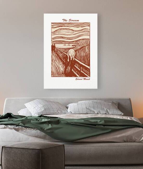 The Scream by Edvard Munch  by Doa Project