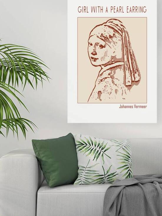Girl with a Pearl Earring  - Johannes Vermeer by Doa Project