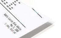 Receipt Art – Adele   HD Metal print