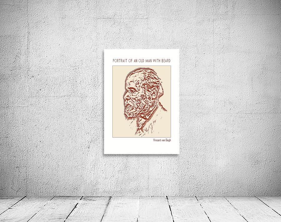Portrait of an Old Man with Beard – Vincent van Gogh Wall Preview