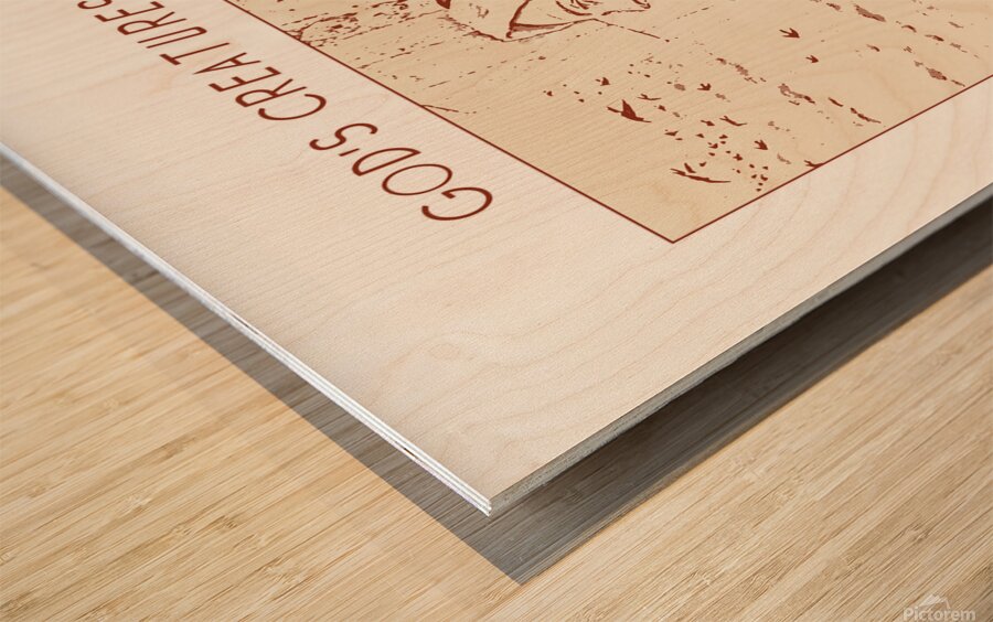 God s Creatures – Eugene De Blaas Wood print